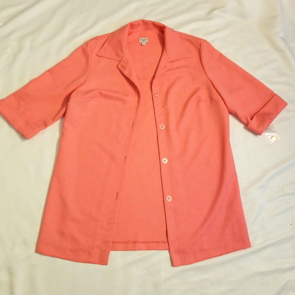 NWOT Women's Button Front Tunic by Mirage Mode - Picture 4 of 7